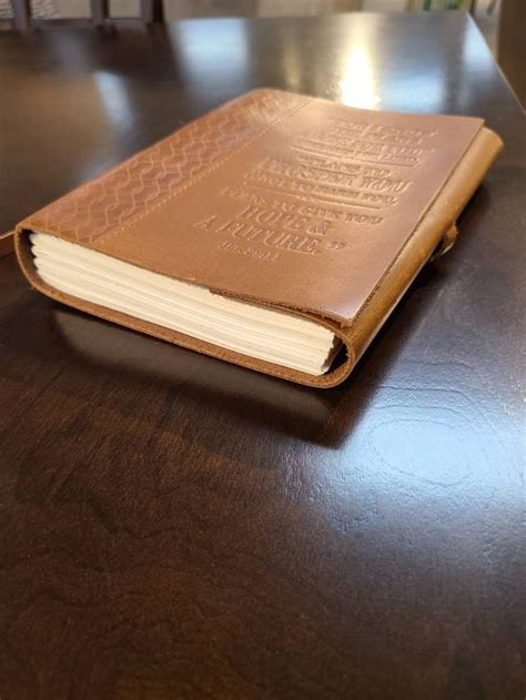 Leather Journaling Bible Leather Prayer Journal Bible Etsy