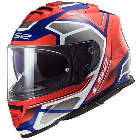 FF800 STORM FASTER GLOSS RED BLUE LS2 Helmets India Official Website