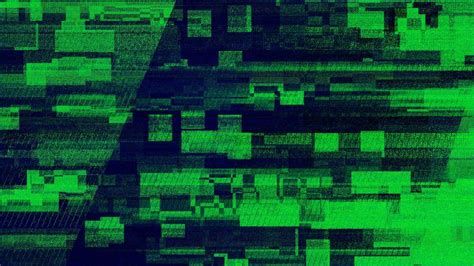 An Abstract Green Background With Squares And Rectangles