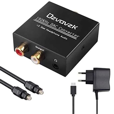 Khz Dac Audio Ozvavzk Adaptateur Optique Jack Convertisseur