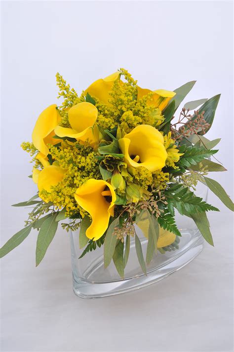 Yellow Calla Lily Bouquet