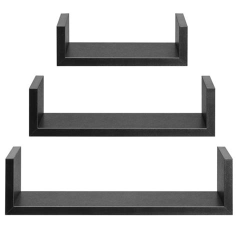 Black Floating Shelves Wall And Display Shelves Youll Love Wayfair Canada