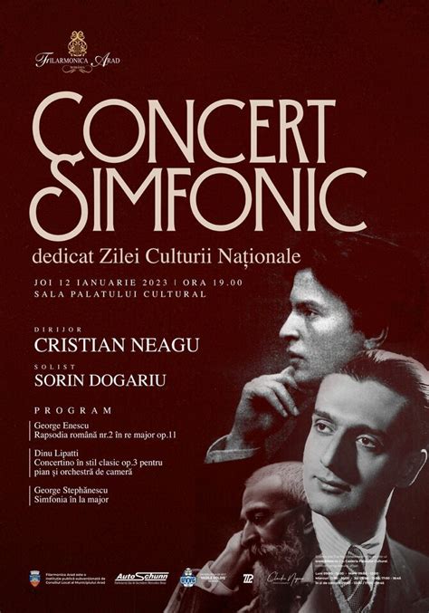 Concert simfonic dedicat Zilei Culturii Naționale