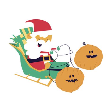 Design Png E Svg De Passeio Bonito Do Papai Noel Para Camisetas