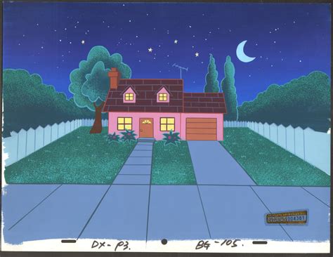 Dexters Lab Production Background His House Cartoon Network