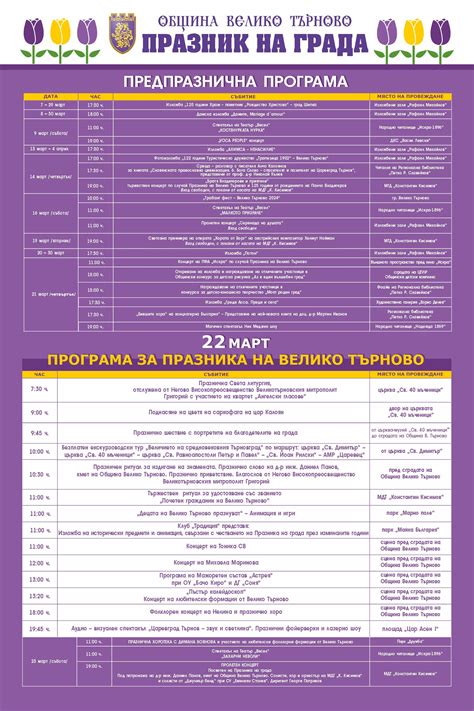 Велико Търново посреща с богата културна програма своя празник - 22 ...