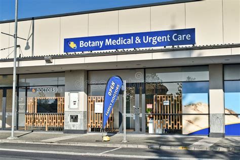 Botany Medical And Urgent Care Centre Entry In Botany Town Editorial