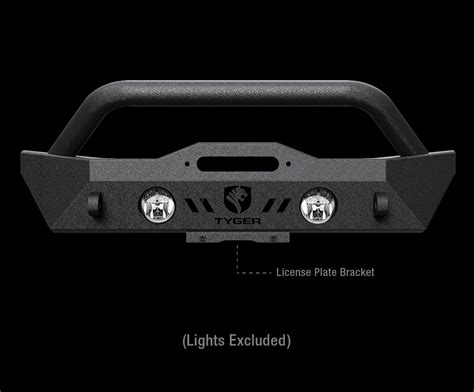 Tyger Fury Short Stubby Front Bumper Fit 07 18 Wrangler Jk 18 24 Jl