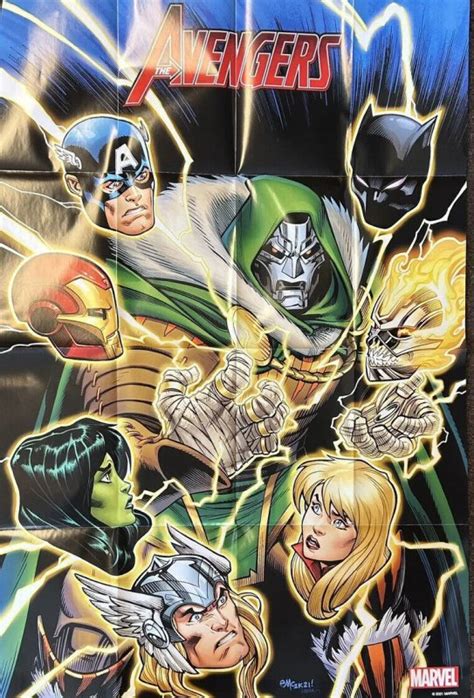 The Avengers Promo Poster 2021 Marvel 24x36 New 1 Per Store Doctor Doom ...