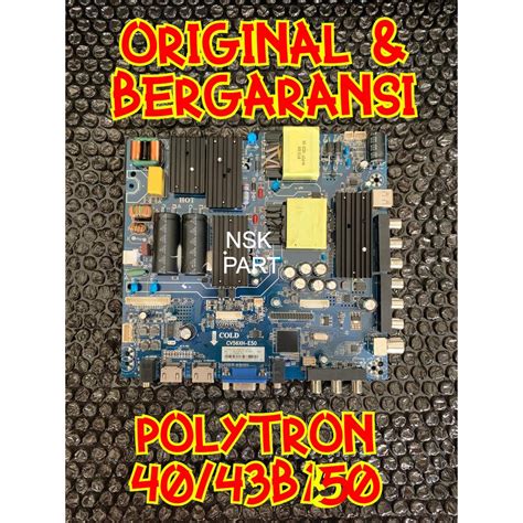 Jual Mainboard Modul Mb Main Board Mesin Tv Led Polytron B B