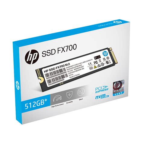 Unidad En Estado Solido HP FX700 M 2 2280 512GB PCIe Gen4 X4 NVMe 2 0