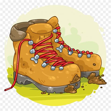 Cartoon Hiking Boot Clip Art Hiking Boots Clipart FlyClipart