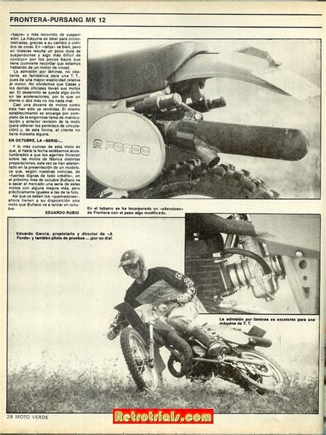 1979 Bultaco Pursang Mk 12 Test