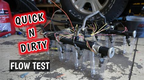 Blown Engine Flow Testing Ls Decapped Injectors After Piston Failures