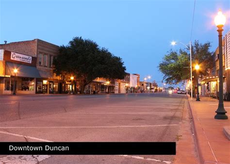 Main Street Duncan Duncan Convention And Visitors Bureau