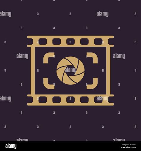 The Viewfinder Icon Focusing And Photography Photo Symbol Flat Stock