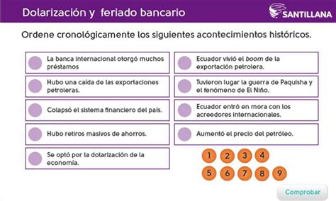 Ordene Cronol Gicamente Los Siguientes Acontecimientos Hist Ricos