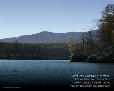 Fairest Lord Jesus — Popularhymns