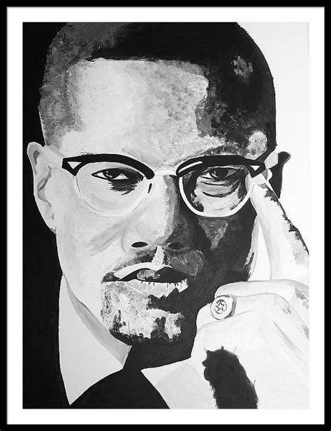 Malcom X Framed Print Framed Prints Print Frame