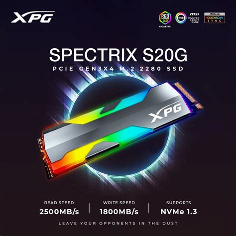 Xpg Spectrix S G Gb Tb Pcie Gen X M Rgb Ssd Lazada