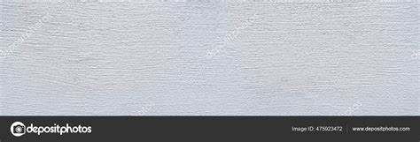 White Panoramic Wall Horizontal Grooved Plaster Close — Stock Photo