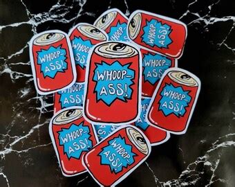 Can Of Whoop Ass Etsy