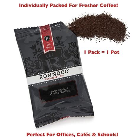 Signature Private Estate Handcrafted Ground Coffee Fraction Packs
