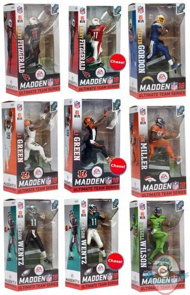 Nfl Ea Sports Madden Series Set Of Figures Mcfarlane Man Of