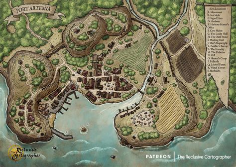 The Reclusive Cartographer On Twitter The Small Port Of Artemia Is