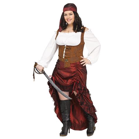 Pirate Queen Women S Plus Halloween Costume Walmart