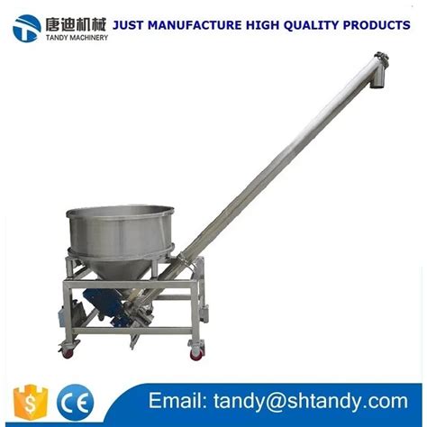 High Quality Soybean Meal Powder Elevating Stainless Steel Spiral