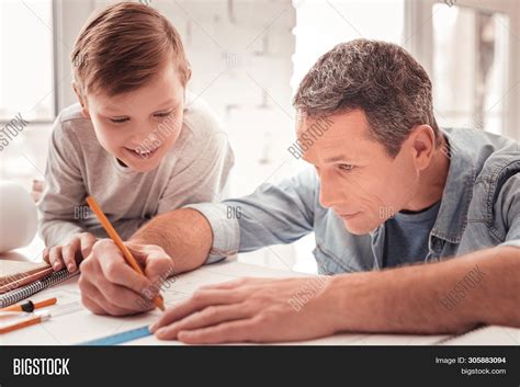 Blonde Haired Son Image Photo Free Trial Bigstock