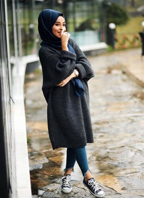 Attractive Hijab Winter Outfits Buzz