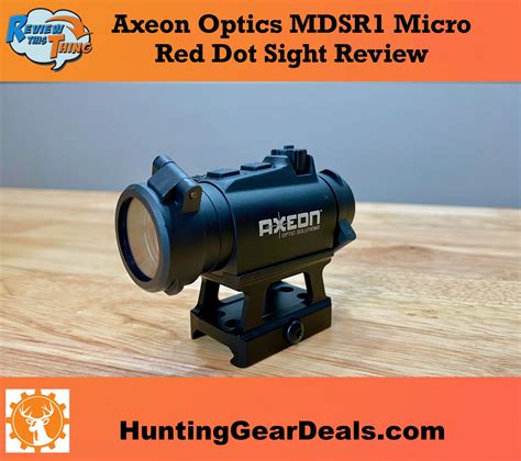 Axeon Optics Mdsr Micro Red Dot Sight Review Hunting Gear Deals