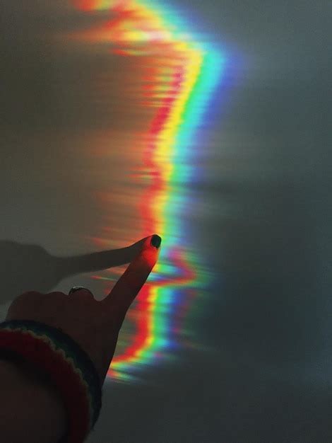 Premium Photo Close Up Of Rainbow Over The Sky
