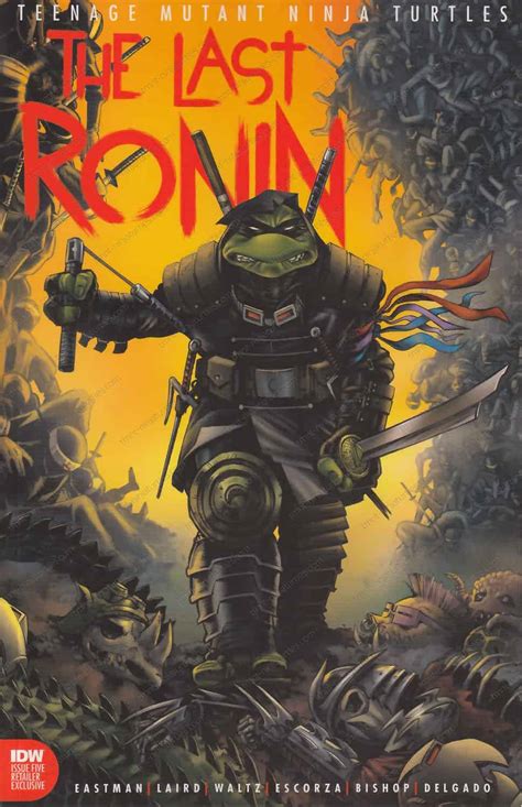 Idw Tmnt The Last Ronin St Cover Re Wicked Gator Comics