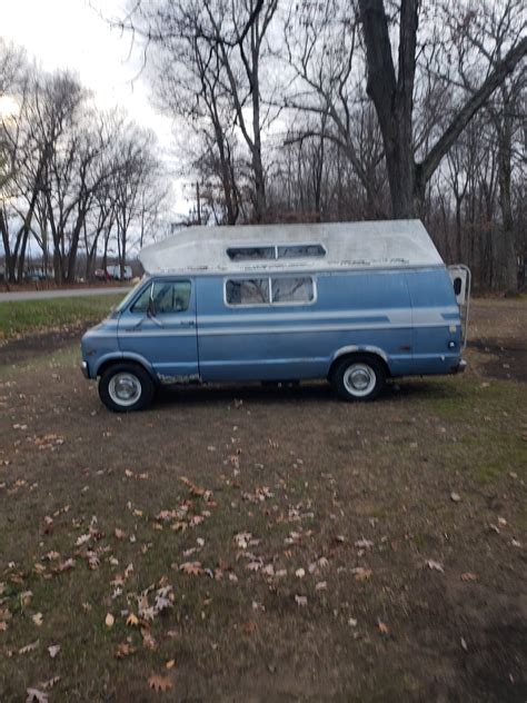 Sold 77 Dodge Camper Van For Sale Or Trade For E Bodies Only Mopar