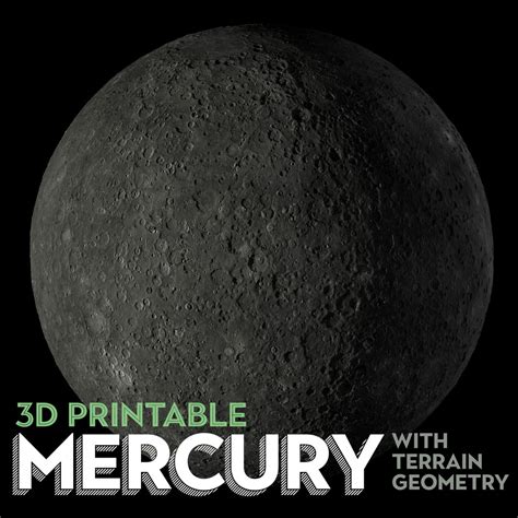 Mercury Planet Printable 3d Model Turbosquid 1379642