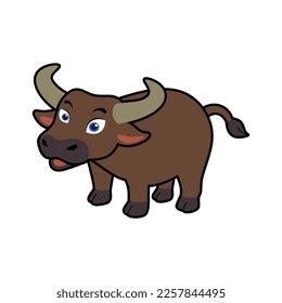 Carabao On White Background Vector Image Stock Vector (Royalty Free ...