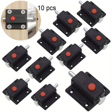 Window Plastic Spring Bolt Latch Automatic Door Bolt Safety Latch