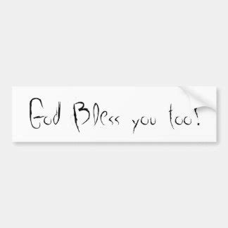 God Bless You Stickers Zazzle