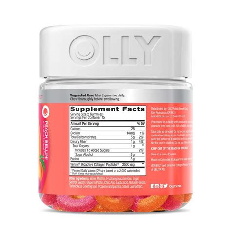 OLLY Collagen Rings Supplement Gummies for Skin Resilience - 30ct 30 ct ...