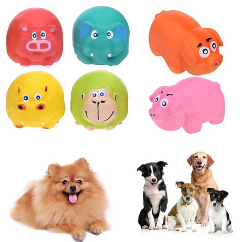 Dog Toys Latex Animal Sound Squeaky Toys for Dog Puppy Anti Squeeze ...