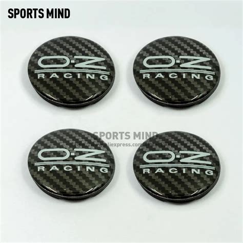 4 X 56mm M582 Oz Racing Car Wheel Center Hub Caps Emblem Wheel Rim