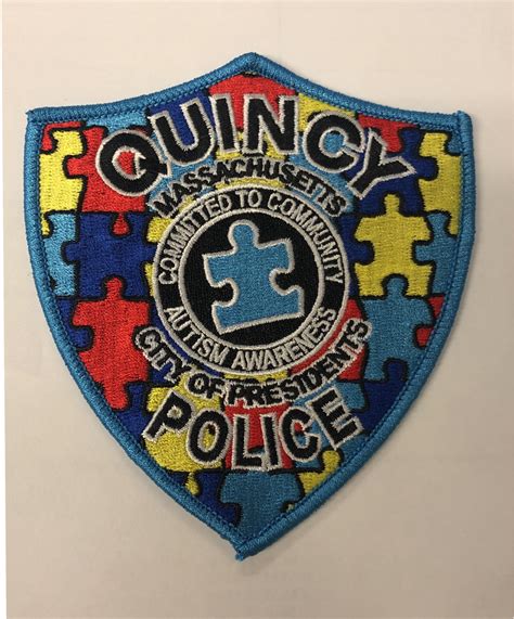 Autism Awareness Patch Quincy Police Online Store