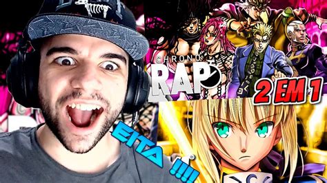 REACT 2 EM 1 RAP DESTINO DE SANGUE VILÕES JOJOS BIZARRE