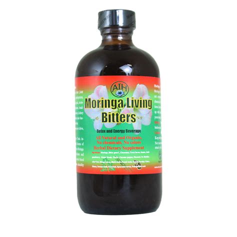 Moringa Detox Living Bitters - 8 oz. - Herbal Remedies & Edibles