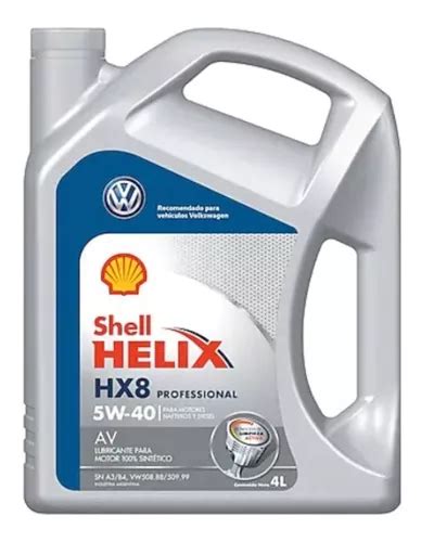 Aceite para motor Shell sintético 5W 40 para autos pickups suv de 1