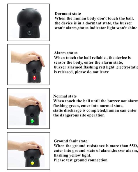 Touch Type Human Body Electrostatic Releaser Body Static Electricity