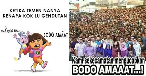 20 Meme Lucu Bodo Amat Bisa Jadi Sindiran